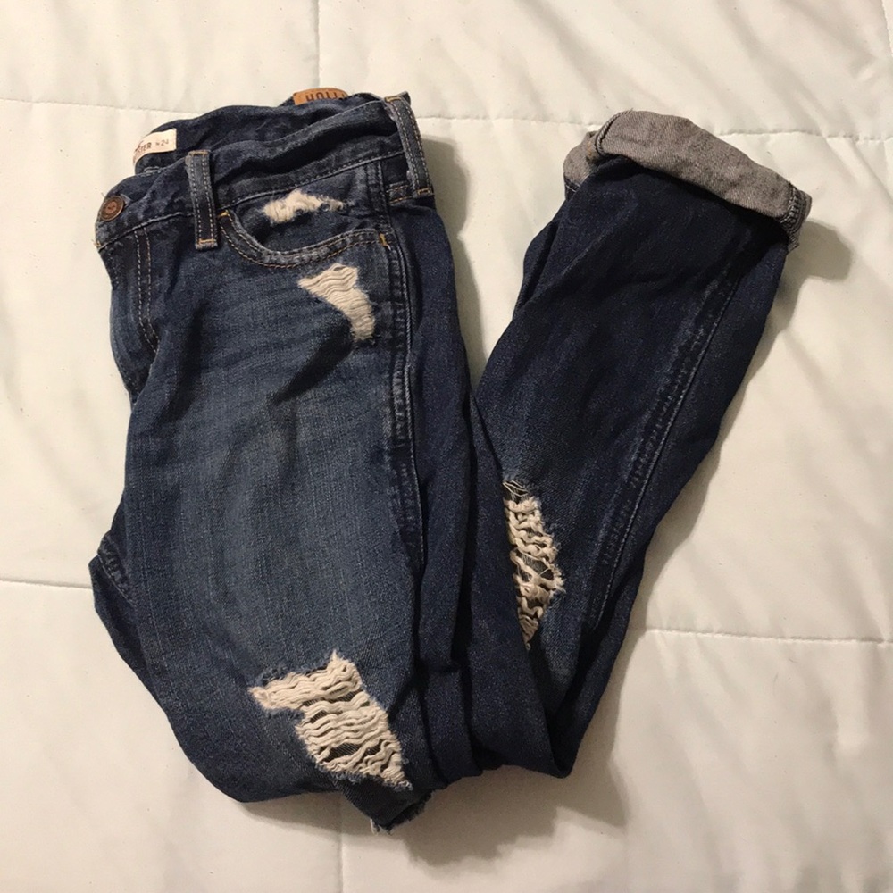 Hollister boyfriend jeans